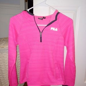 FILA Girls Athletic Shirt with Hood